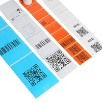 Rouleau d'étiquettes vierges en gros pour codes-barres, étiquettes adhésives thermiques directes