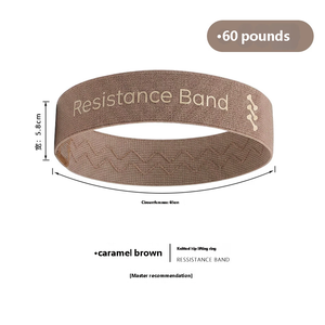 Ensemble de bandes de résistance en tissu tricoté en coton antidérapantes avec 3 niveaux de résistance pour le yoga et l'entraînement physique - Product Image 4