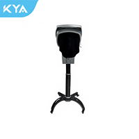Vaporisateur capillaire professionnel à micro-brume d'ozone O3 avec lumières LED rouges/bleues de salon, support en plastique, traitement capillaire à 7 lumières