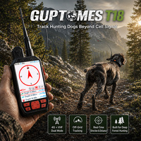 Rastreador GPS para Perros GUPTOMES con Cobertura de 15 KM sin Conexión a la Red - Sin Cuota Mensual - Monitor de Ladridos