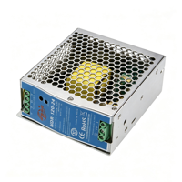 Alimentation électrique compacte AC/DC NDR-120-24 120W avec sortie DC 24V stable pour équipements de contrôle industriel et caméras de vidéosurveillance