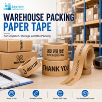 Cinta de Papel para Embalaje Jastom con Superficie Escribible para Cajas de Almacenamiento, Envío e Identificación de Cajas