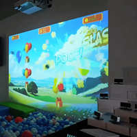 Projecteur interactif tactile à grand écran, projection immersive 3D, système interactif mural et au sol, aquarium, musée