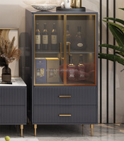 Meubles TV et tables basses nordiques simples en vente chaude, ensemble moderne avec plateau en dalle de roche, meuble TV haut, buffet avec tiroirs