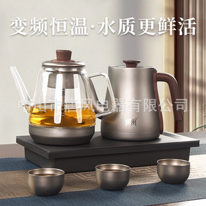 Tetera eléctrica de titanio puro estilo Tang con control de temperatura y apagado automático 215X215X230 mm - Product Image 5