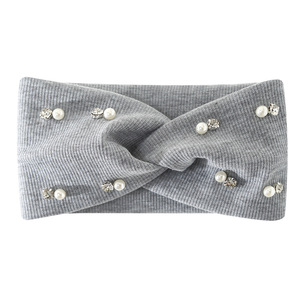 Nouveau Bandeau Élastique Polyvalent Anti-Transpiration avec Perles et Strass, Motif Croix, Idéal pour le Lavage du Visage et les Activités Sportives - Product Image 4