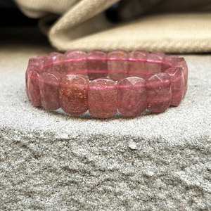 Natural Stone <b>Bracelet</b> Colorful Glass Beaded Stress Management Seamless Logo Custom Design - Product Image 2