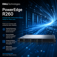 Serveur Rack 1U R260 Enterprise pour Intel Xeon Silver, Mémoire DDR5 pour une Infra-Structure Informatique Fiable