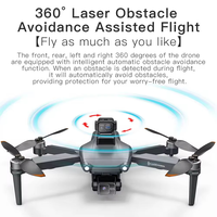 Drone Quadricoptère Pliable L600 Pro avec Double Caméra HD 4K, Évitement d'Obstacles, Portée de 3KM et Mode Vue 3D pour Débutants