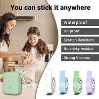 Étiqueteuse thermique sans fil rechargeable, sans encre et compatible avec les étiquettes adhésives, idéale pour l'organisation du bureau