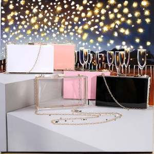 Pochettes de soiree pour femmes avec bagues diamants <b>metal</b> luxe pour bal de promo decontractees pour fetes et mariages a chaine - Product Image 2