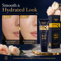 Crème Nettoyante Visage Éclaircissante Anti-Taches Seefair avec Hydratant, Nettoyage en Profondeur, Élimination des Points Noirs et Contrôle du Sébum