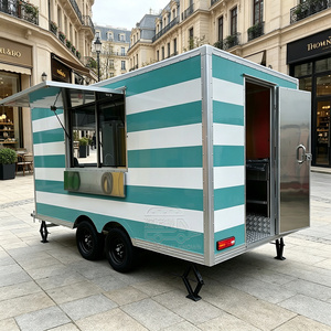 Camion de restauration mobile en acier inoxydable entièrement équipé pour pizzas, cuisine commerciale, homologué DOT VIN CE - Product Image 3