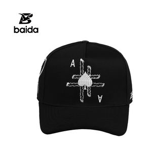 Sombrero Gorras Personalizadas Jc Hats, Gorra <span class=keywords><strong>de</strong></span> Béisbol <span class=keywords><strong>de</strong></span> 5 Paneles, Estilo Deportivo, con Bordado <span class=keywords><strong>de</strong></span> Letras, para Noche <span class=keywords><strong>de</strong></span> Juegos, Póker, <span class=keywords><strong>As</strong></span>, <span class=keywords><strong>de</strong></span> Poliéster/Algodón - Product Image 1