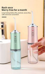 <span class=keywords><strong>Irrigador</strong></span> oral profesional <span class=keywords><strong>Irrigador</strong></span> <span class=keywords><strong>dental</strong></span> portátil recargable con 3 presiones ajustables para viajes de negocios - Product Image 2
