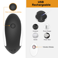 Intelligenter Walflossen-Prostatamassager mit Kabelloser Fernbedienung Ergonomischer Silikon-Analvibrator P-Punkt-Stimulator Sexspielzeug für Männer
