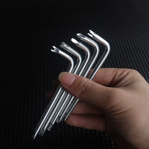 JIENT DIY Set di 9 Mini Utensili Elettroplaccati a Doppia Testa 45 #   Set di <span class=keywords><strong>Cacciaviti</strong></span> con Manico in Acciaio, Chiavi Esagonali Allen, Utensile Resistente con Garanzia di 3 Anni - Product Image 4