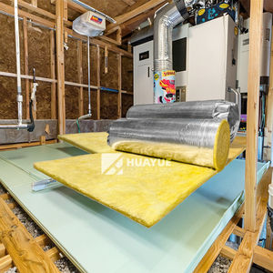 HUAYUE Taux <span class=keywords><strong>de</strong></span> rebond élevé R11/12/19/30 <span class=keywords><strong>Laine</strong></span> <span class=keywords><strong>de</strong></span> fibre <span class=keywords><strong>de</strong></span> <span class=keywords><strong>verre</strong></span> avec feuille d'alun pour utilisation CVC - Product Image 1