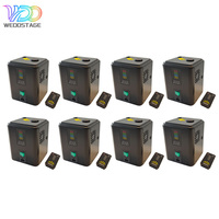 WEDOSATGE EU STOCK 350W Feux d'artifice à étincelles froides sans fil DMX512 avec télécommande pour DJ et effets spéciaux de mariage