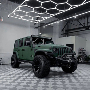 Led Honeycomb Hexagon Hex-grid Light Ceiling Detailing Lamp Car Repair Workshop Wash Beauty Station Garage Illumination Design - Product Image 2