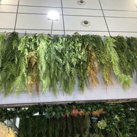 Plante murale de plafond artificiel en pin en plastique vert de vente chaude YOPIN-5048 pour la décoration murale