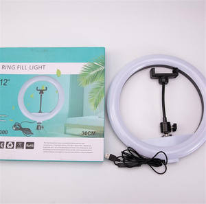 Lampe circulaire à led professionnelle de 12 pouces la plus vendue pour la diffusion en direct et le maquillage <span class=keywords><strong>Tiktok</strong></span> - Product Image 4