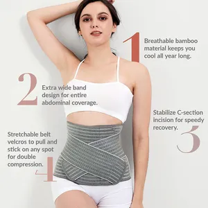 YOUJIE Customized Elastic Maternity Belt Waist Shaper Tummy Reduction Corset Postpartum Abdominal Binder Adjustable Wrap