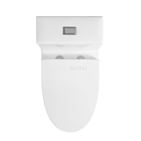 ORTONBATH Toilette monobloc à double chasse d'eau au design moderne 4/6L Articles sanitaires SIPHONIC Produits de salle de bain P-Trap Drainage Fabriqué en Chine