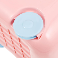 Grandes boîtes de rangement pour enfants, contenants de rangement en plastique colorés pour enfants avec couvercle en blocs de construction en PP pour jouets, livres, vêtements