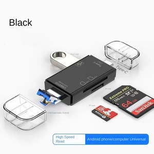 Sáu Trong Một Đa Chức Năng Đầu Đọc Thẻ Máy Tính Máy Ảnh SD TF/U Ổ Đĩa Thích Hợp Cho Android Loại-C iPhone - Product Image 6