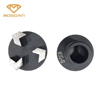 Bloc de meulage diamant, Segment de flèche pour la préparation des sols en béton