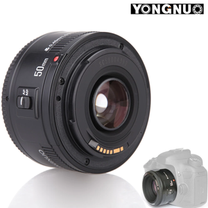 Objectif YN50mm EF F/1.8 AF 1:1.8 Objectif d'appareil photo standard à ouverture fixe avec mise au point automatique pour les appareils photo reflex numériques <span class=keywords><strong>Canon</strong></span> EOS - Product Image 1