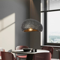 Lustre suspendu de style japonais pour restaurant, luminaire suspendu Wabi-Sabi pour chambre à coucher, salon, restaurant