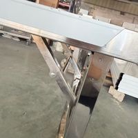 Table pliante en acier inoxydable de qualité commerciale, table de travail pliable robuste pour cuisine et restaurant