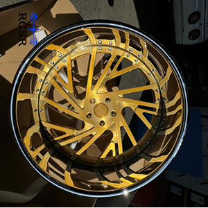 Ruedas de Aleación de Aluminio Personalizadas de 22x10 24x12 Pulgadas, Ruedas Cromadas 5x112 5x120 5x114.3 5x127 para Chevrolet Silverado para Autos de Lujo - Product Image 6