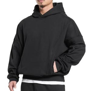 Fabricant sur mesure de sweats à capuche d'hiver, approvisionnement direct, sweats à capuche pour hommes à coupe ample personnalisés, chauds, grande taille, tendance - Product Image 4