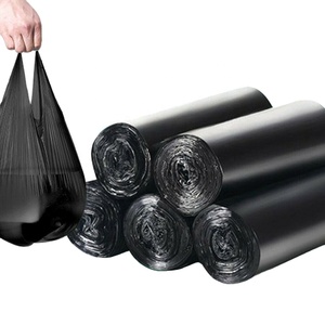 Black PE <b>Plastic</b> Garbage Bags, Medium Size, Suitable for Home & Office Use, Durable and Tear-Resistant, Bulk Discounts Available - Product Image 5
