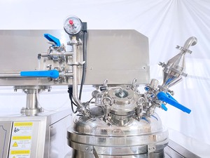 Homogénéisateur-mélangeur cosmétique sous vide ESKO Machinery 500L 1000L pour shampoing, crème, lotion, dentifrice, mayonnaise - Product Image 3