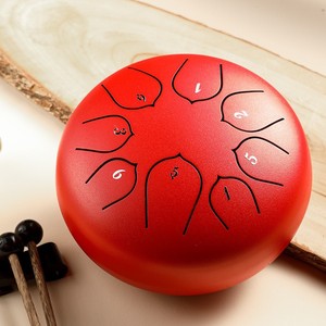 Tambor de Lengüetas de Acero Lotus de 6 Pulgadas y 8 Tonos, Tambor Etéreo, Handpan para Terapia de Sonido, Meditación, Yoga y Sanación Sonora - Product Image 6