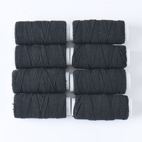 Vente en gros de fil élastique en latex à petit cône noir 42 #20g/tube haute ténacité pour bracelets