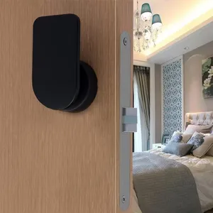 Conjunto de fechadura de maçaneta de porta de madeira para casa, com chave de privacidade, abertura rápida, interior