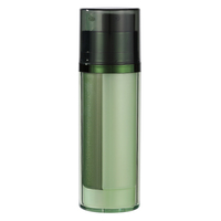 2 x 45 ml Bouteille à double compartiment avec paille, flacon vide à double tube pour sérum, lotion et liquides cosmétiques