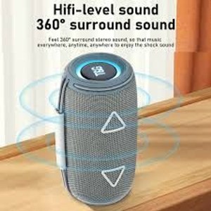 Portable Bluetooth <b>Speaker</b> 360 Degree <b>Surround</b> Sound Hifi Stereo <b>Wireless</b> Mini <b>Speaker</b> for Outdoor Indoor Use - Product Image 1