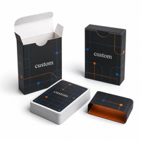 Cartes à jouer personnalisées imprimées, jeu de 54 cartes, cadeau promotionnel, cartes de jeu