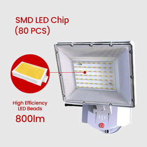 Nhà máy IP65 cao lumen 6000K COB Chip <span class=keywords><strong>LED</strong></span> năng lượng mặt trời lũ ánh sáng tiết kiệm năng lượng cảm biến chuyển động ngoài trời đảm bảo chất lượng sáng cao - Product Image 5