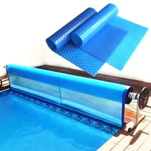 Housses de <span class=keywords><strong>chauffe</strong></span>-eau solaires en plastique <span class=keywords><strong>à</strong></span> bulles bleues personnalisées sans danger pour les piscines améliorant l'esthétique de la <span class=keywords><strong>piscine</strong></span> - Product Image 4