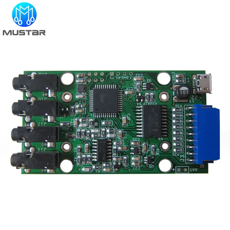 Mustar özel tek elden hizmet anahtar teslimi elektronik PCB montaj baskılı devre Shenzhen üretici