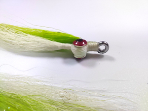 Pêche à la mouche Mouches humides Chartreuse #08 Crochet Niveau commercial Mouches de pêche faites à la main avec des matériaux de fixation professionnels - Product Image 3