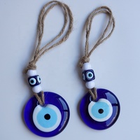 Mauvais œil tenture murale ornement accessoires à la main verre turc Nazar mauvais œil pendentifs bonne chance jardin décor à la maison