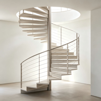 Escalier flottant pour intérieur, design moderne en bois, escalier invisible à monopoutre, escalier personnalisé pour intérieur/design d'escalier